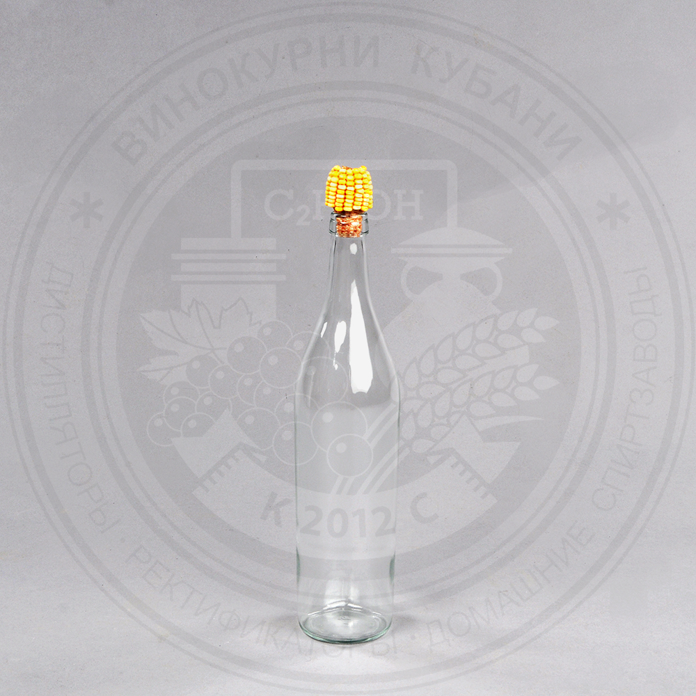 Стеклянная бутылка «Русская четверть» 3л